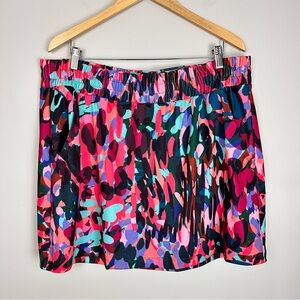 Tek Gear Colorful Mid Rise Active Skirt Size 1X NWT